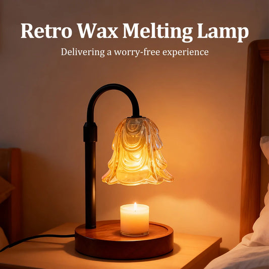 Flower Candle Warmer Lamp