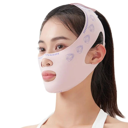 Pink V Line Face Lifting Mask