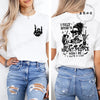 Funny Skeleton Halloween Graphic TShirt