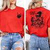 Funny Skeleton Halloween Graphic TShirt