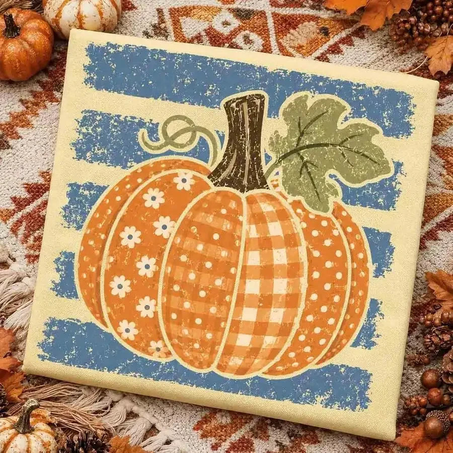 Cotton Graphic Pumpkin Tee
