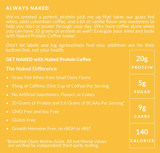 Vanilla Latte Protein Coffee