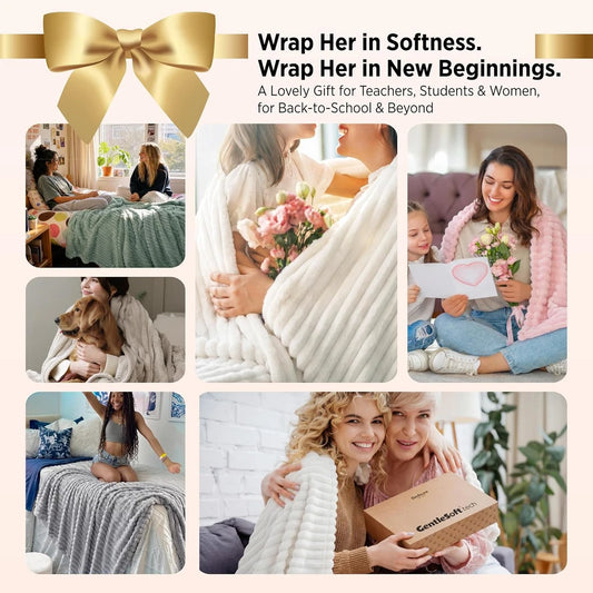 GentleSoft Fleece Throw Blanket