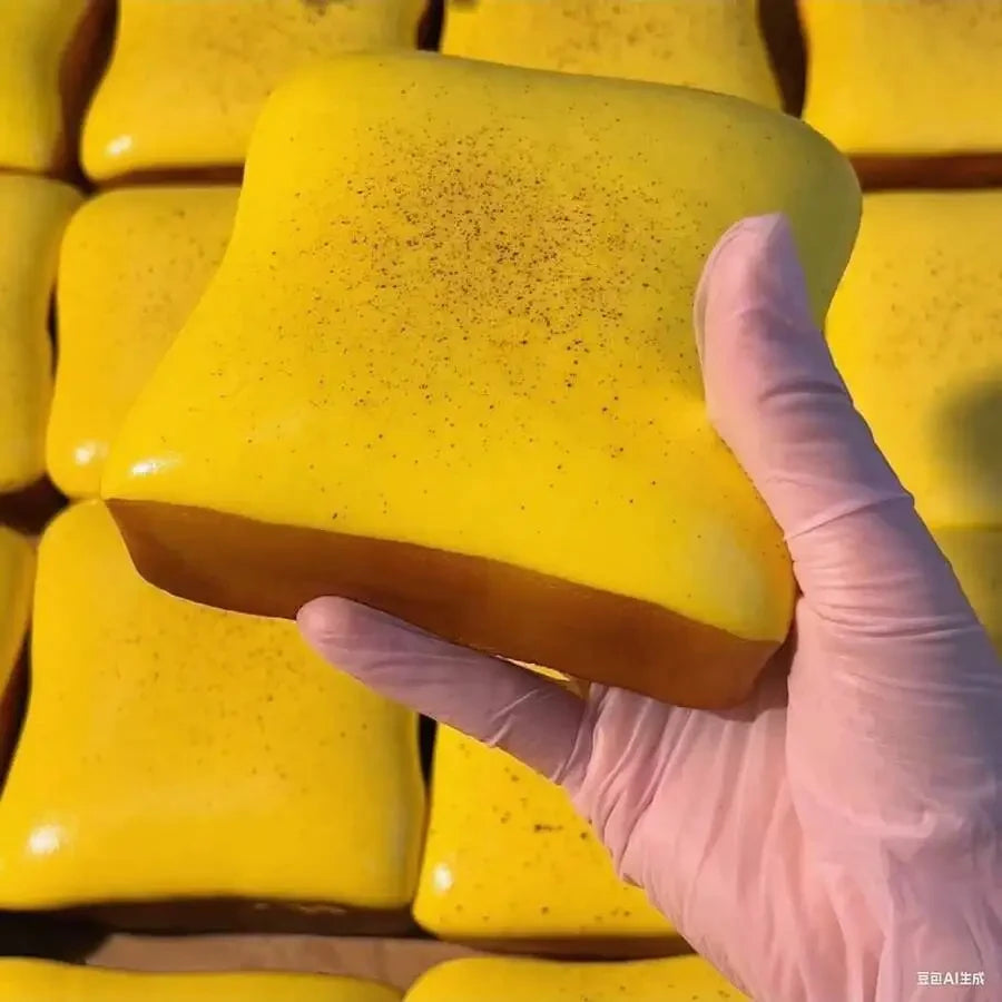 Butter Toast Squishy Stress Toy
