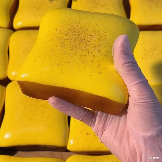 Butter Toast Squishy Stress Toy
