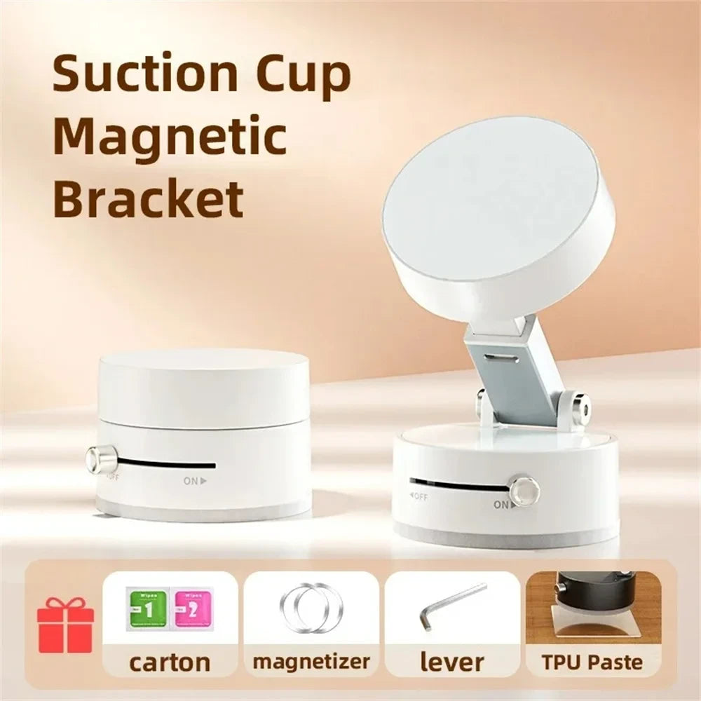 Magnetic Vacuum Phone Car Holder