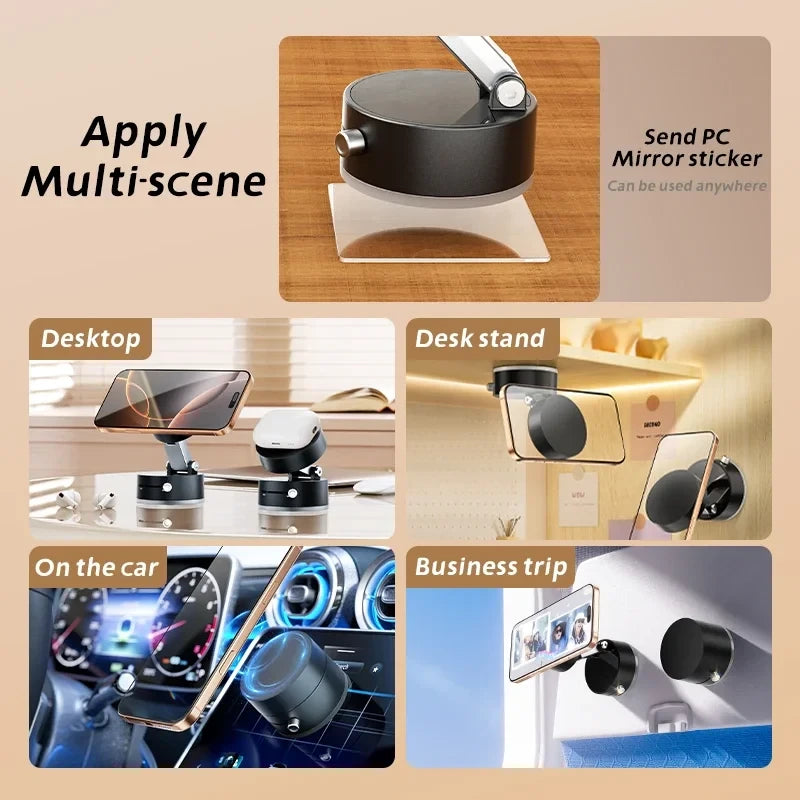 Magnetic Vacuum Phone Car Holder