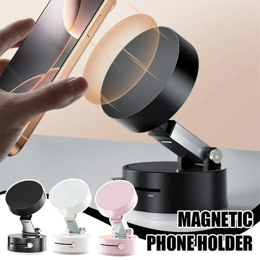 Magnetic Vacuum Phone Car Holder