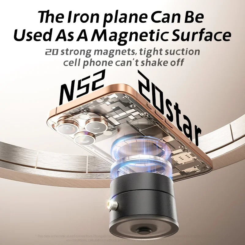 Magnetic Vacuum Phone Car Holder